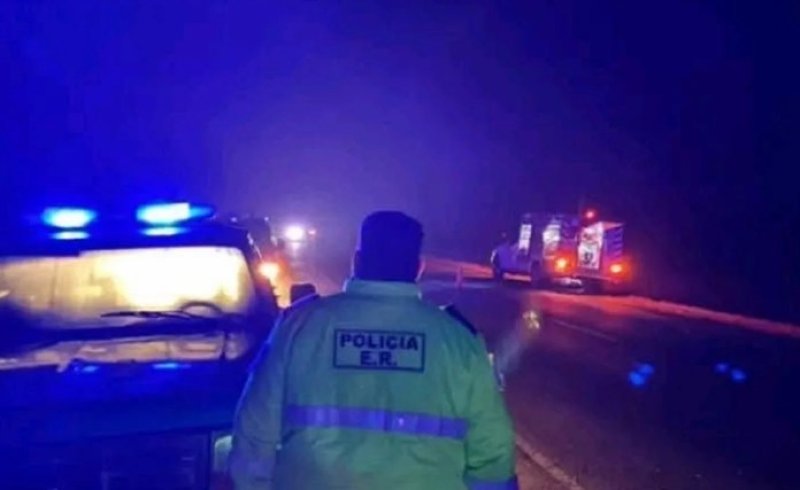 Accidente fatal en Ruta 12 en inmediaciones de Aranguren: un muerto y tres heridos