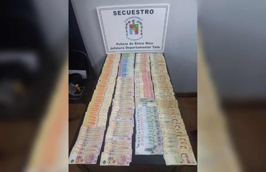 Robó en un comercio de Rosario del Tala y lo detuvieron cuando escaba en remis