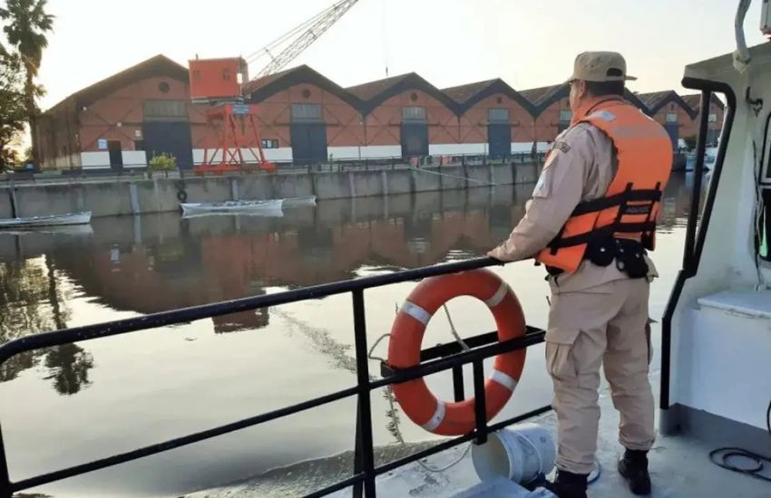 Seis entrerrianos fueron rescatados tras hundirse su embarcación en el río Gualeguaychú