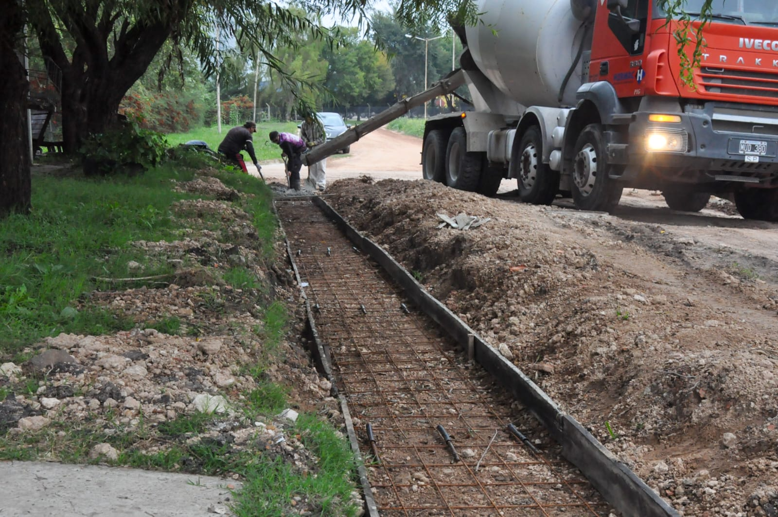 Continúan las obras en el boulevard Mario Carruego
